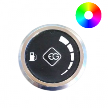 Кнопка EuropeGas (RGB, металл)